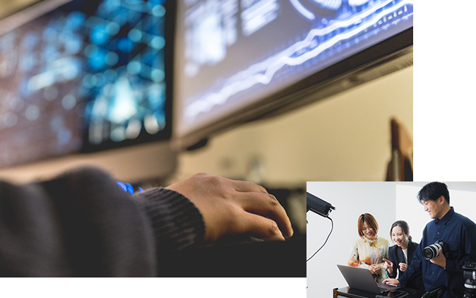 企画、撮影、納品